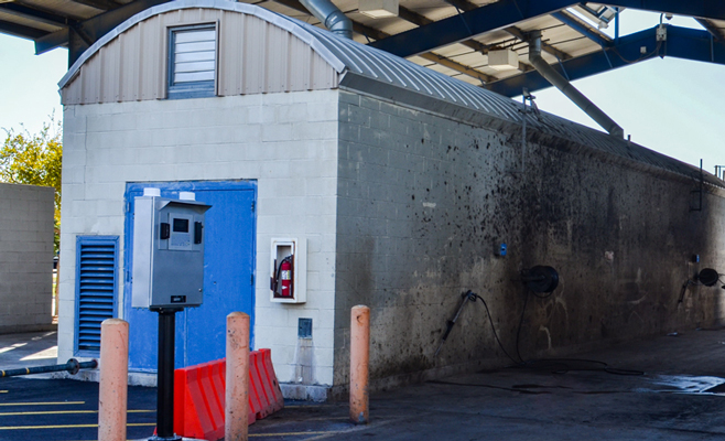 automated car wash access with Ward